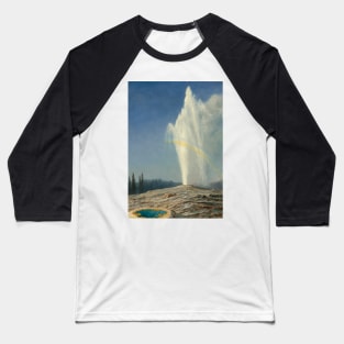 Old Faithful by Albert Bierstadt Baseball T-Shirt